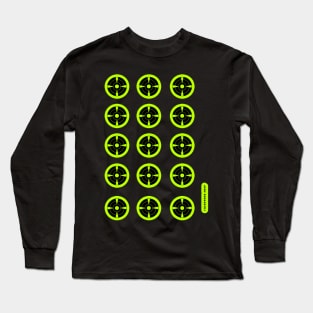 Green Reticle Target Sheet of 15 Long Sleeve T-Shirt